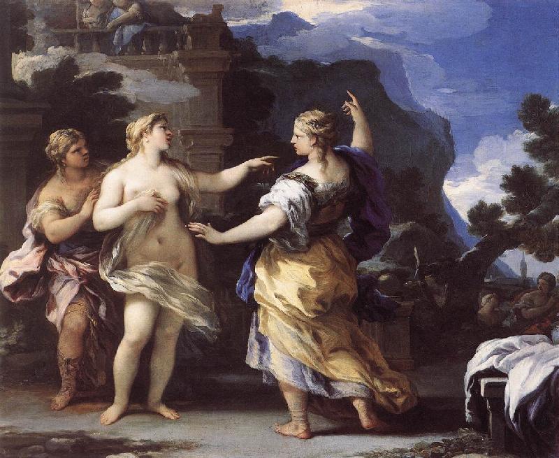 GIORDANO, Luca Venus Punishing Psyche with a Task  dfh Germany oil painting art